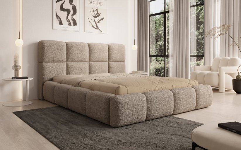 Čalouněná postel MERIDA 120x200 výběr z barev