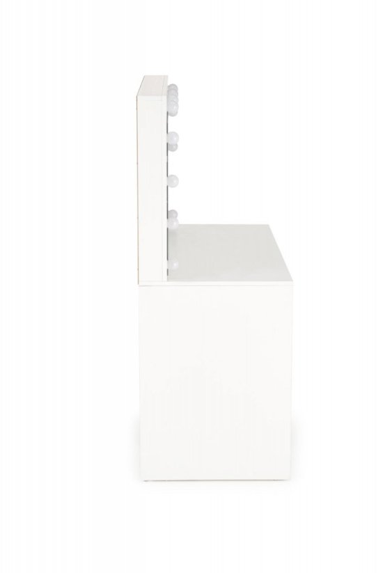 Toaletný stolík HOLLYWOOD XL biely
