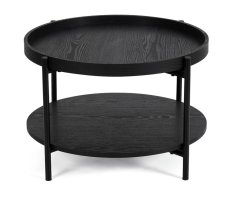 Konferenčný stolík BIVIO čierny