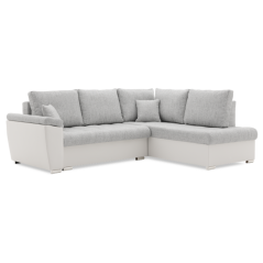 Sedacia súprava VEGAS 245/190 PRAVÁ sivá/biela