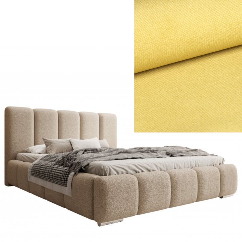 Čalouněná postel BASIC 180X200 výběr z barev - Výber poťahovej látky (MD): KRONOS_11
