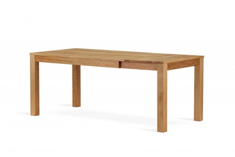 Rozkladací jedálenský stôl BORNHOLM masív dub 120(170)x80
