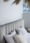 Čalouněná postel MARIKA šedá/dřevěný rám 160x200