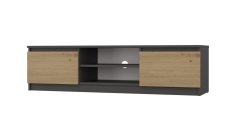 TV stolík Malvína 140 antracit/dub artisan