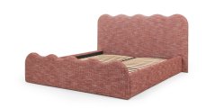 Čalouněná postel TÁŇA 160x200 Silencio červená