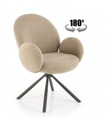 Otočná židle / křeslo K498 cappuccino