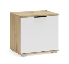 Botník / skříňka do předsíně CLIF ST-50 dub artisan / bílá