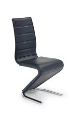 Jedálenská stolička K194 čierna/biela