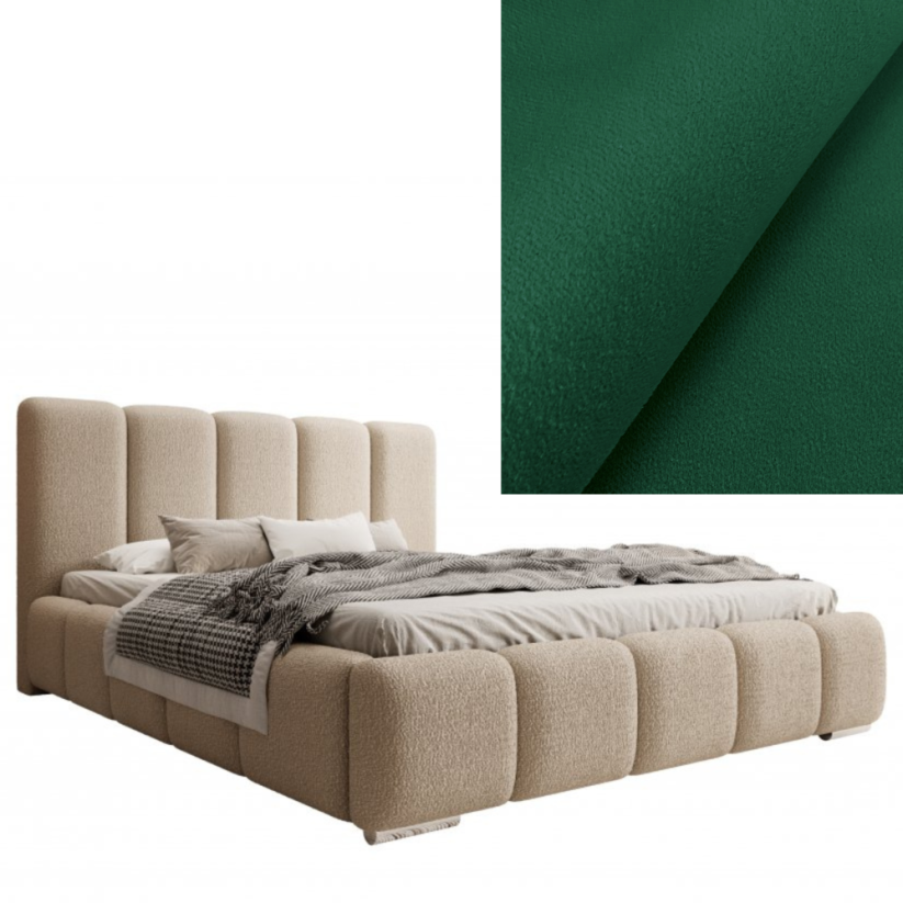 Čalouněná postel BASIC 120X200 výběr z barev - Výber poťahovej látky (MD): MANILA_35