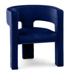 Čalúnené kreslo ZORA MAGIC velvet modré