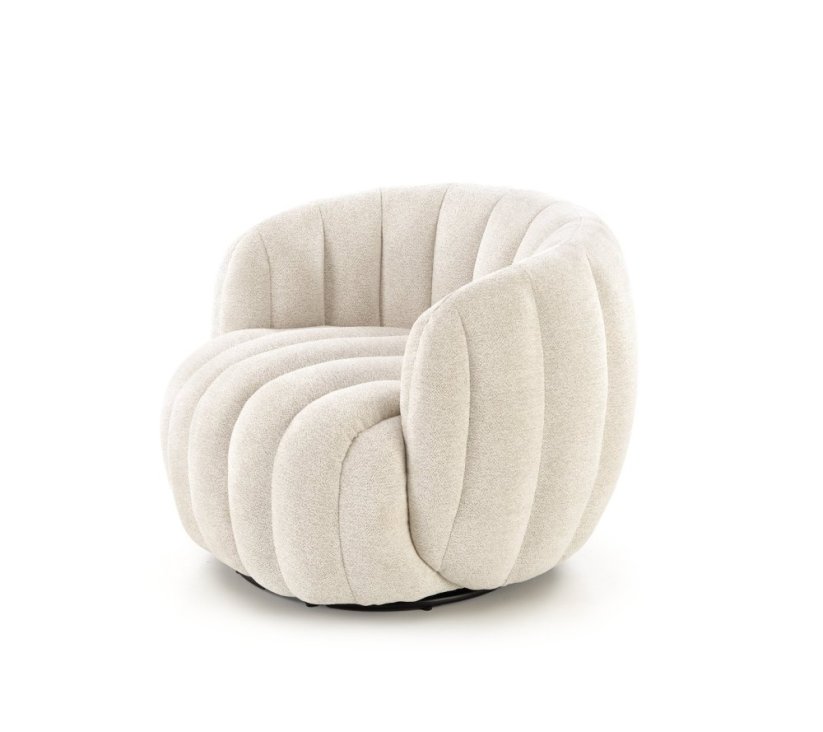 Čalouněné křeslo FRASER krémové