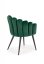 Jídelní židle / křeslo K410 tmavě zelená