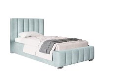 Čalouněná postel BED 1 90x200 modrá