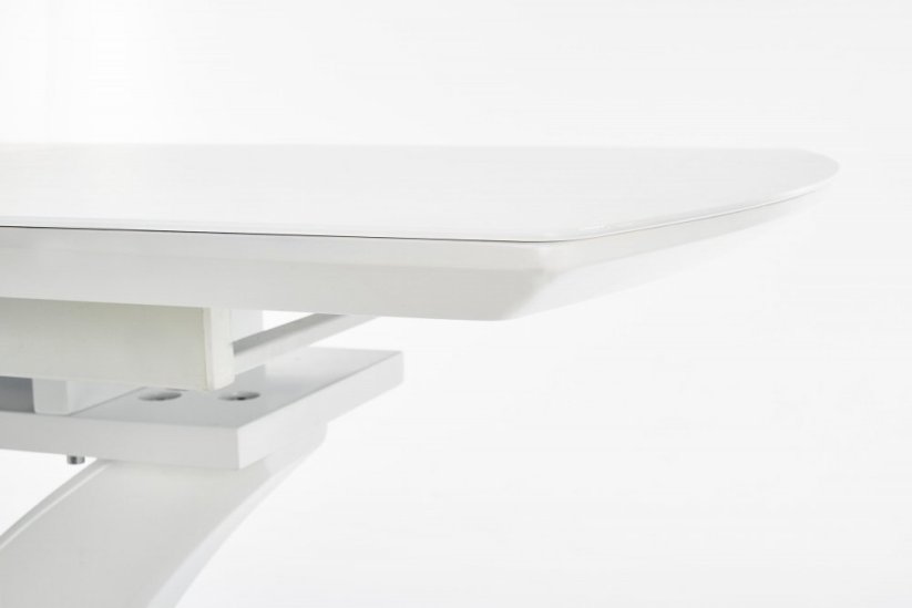 Rozkládací jídelní stůl PALERMO 140(180)x80 bílý mat