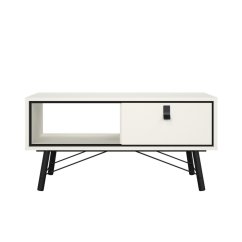 Konferenční stolek Rain bílý MAT