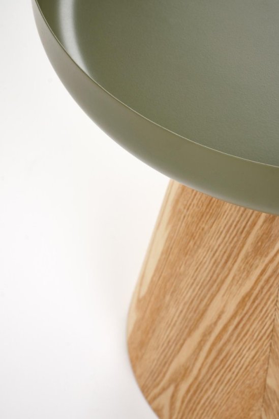 Konferenčný stolík GINA prírodná/zelená