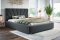 Čalouněná postel BED 9 160x200 tmavě šedá