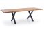 Rozkládací jídelní stůl XAVIER 160(250)x90 světlý dub/černý
