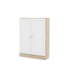 Regál Bask 71760/26 dub sonoma/bílá