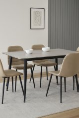 Jedálenský stôl CERAMON 140 biela