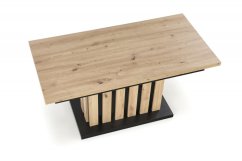 Konferenční stolek BARETTI dub artisan/černý