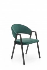 Jedálenská stolička / kreslo K473 tmavo zelená