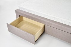 Postel EVORA se zásuvkami 160x200 béžová