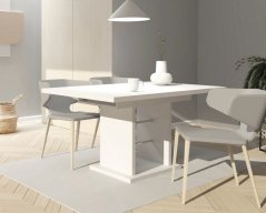 Jedálenský rozkladací stôl BRETONA biela 150(188)X90
