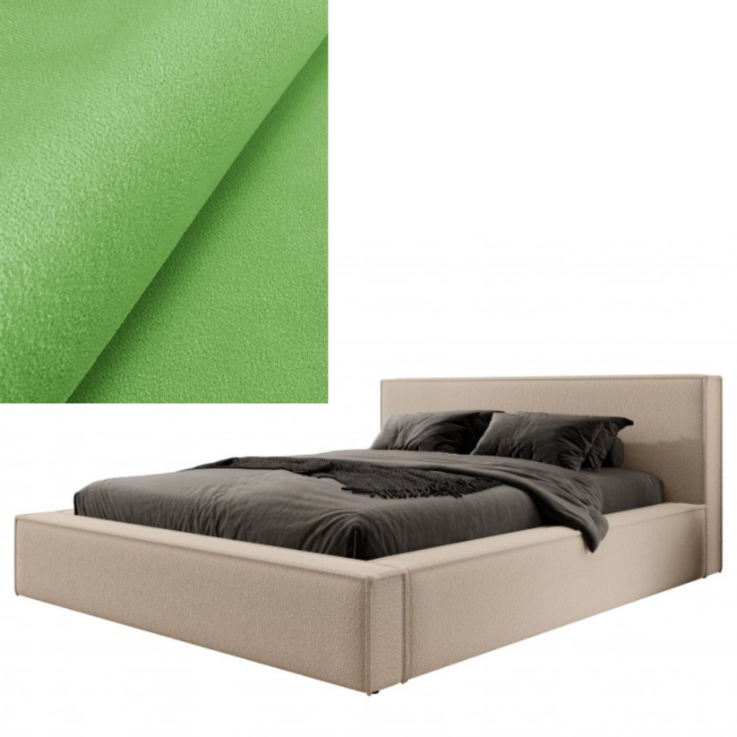 Čalúnená posteľ ASTURIA 140x200 výber z farieb - Výber poťahovej látky (MD): MANILA_41