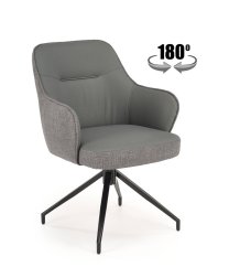 Jedálenské kreslo K527 sivé