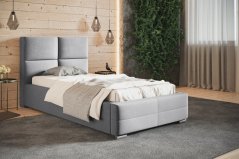 Čalouněná postel BED 3 90x200 Jasmine šedá