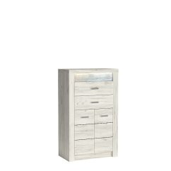 Komoda INDIANAPOLIS I6 dub craft/biela