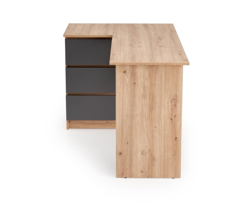 Písací stôl BEGA dub artisan/grafit