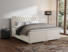 Kontinentální Boxspring postel GEMINI 120x200 výběr z barev