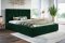 Čalouněná postel BED 9 160x200 tmavě zelená