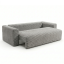 Rozkládací třímístná pohovka CALIDA světle šedá