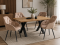 Jídelní set 4+1 (ROBUL 140x90/ Cherry Prémium béžové)