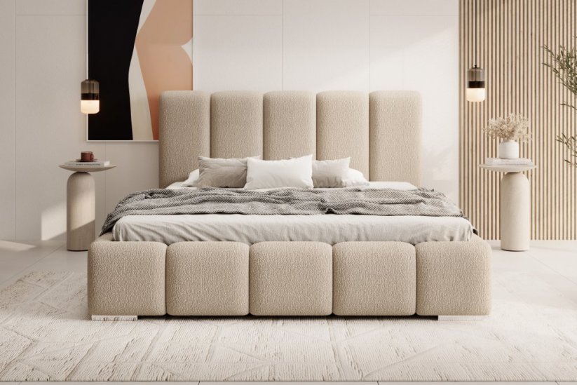 Čalouněná postel BASIC 140X200 výběr z barev