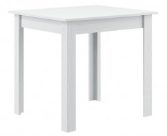 Jedálenský stôl JULIAN biela 80x80