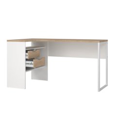 Písací stôl Felix 118 biela/jackson hickory