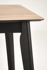 Rozkladací jedálenský stôl GULIAN 140(180)x80 dub wotan/čierny
