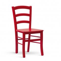 Jedálenská stolička PAYSANE červená
