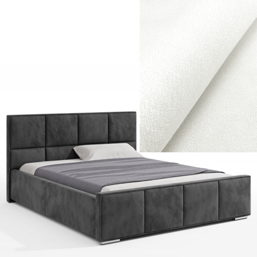 Čalúnená posteľ BELLA 120x200 výber z farieb - Výber poťahovej látky (MD): MANILA_00