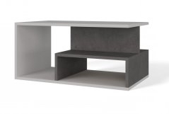 Konferenční stolek Pablo beton/bílá