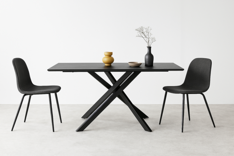 Jedálenský stôl NEROSS 180x90 čierna