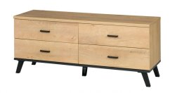 TV stolík Jocker R7 dub lefkas/čierna