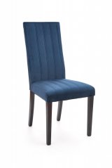 Jedálenská stolička DIEGO 2 velvet modrá