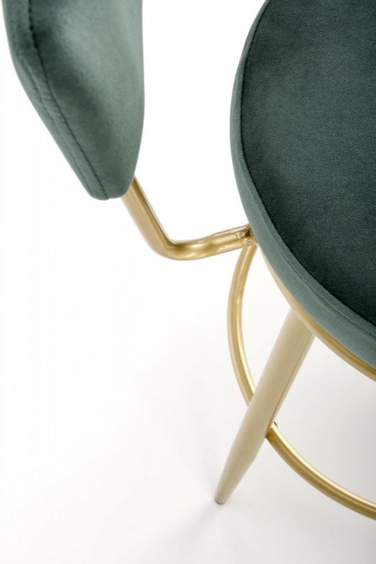 Barová stolička H115 zelená