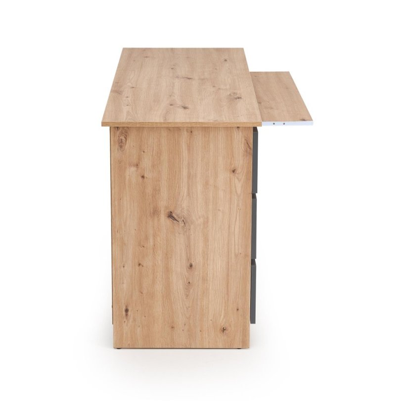 Psací stůl CINO dub artisan/grafit