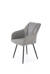 Jedálenská stolička / kreslo K576 sivá
